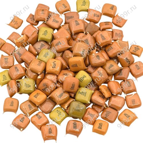 Конденсаторы КМ рыж. 2М2 с годом выпуска