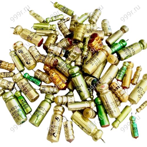 Конденсаторы К52-1, ОСК52-1 , Tesla серебряный корпус